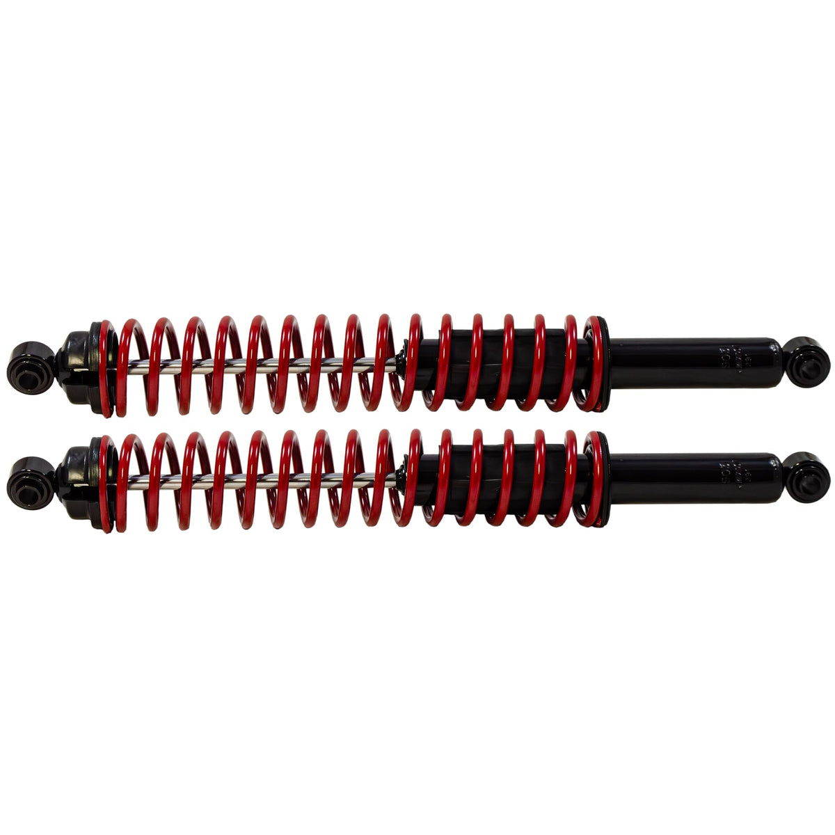 Gabriel front view of rear shock showing compact profile and reliable fitment benefit