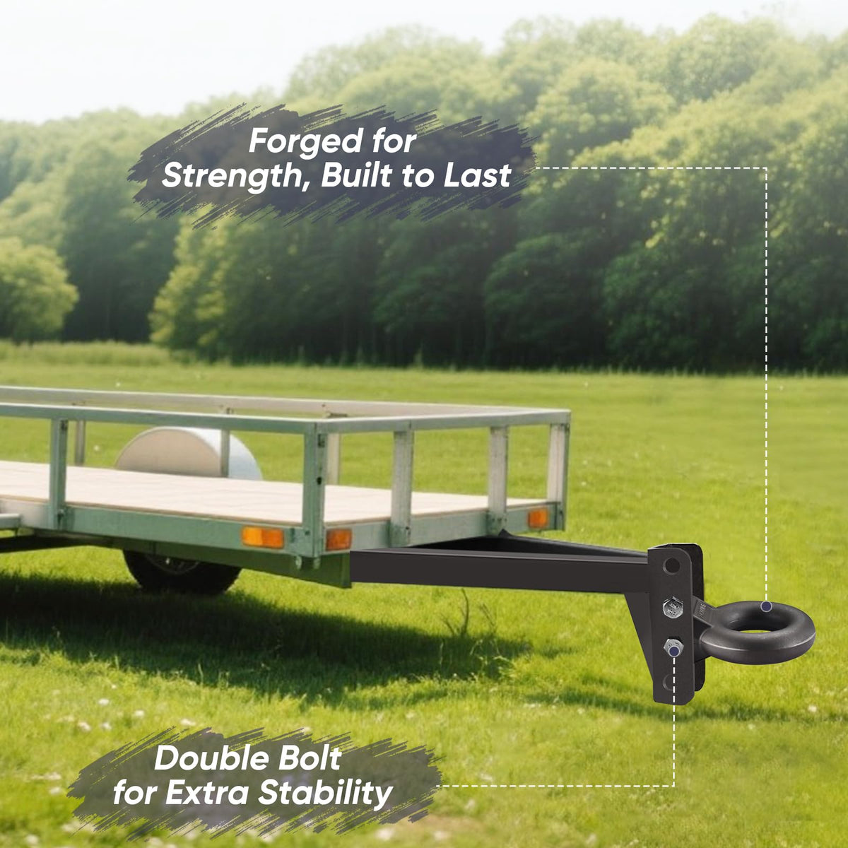 GADFISH double-bolt detail highlighting quick installation and secure fixation advantage