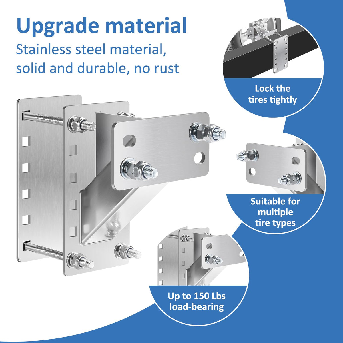 GADFISH hardware kit with varied bolt lengths for adjustable installation