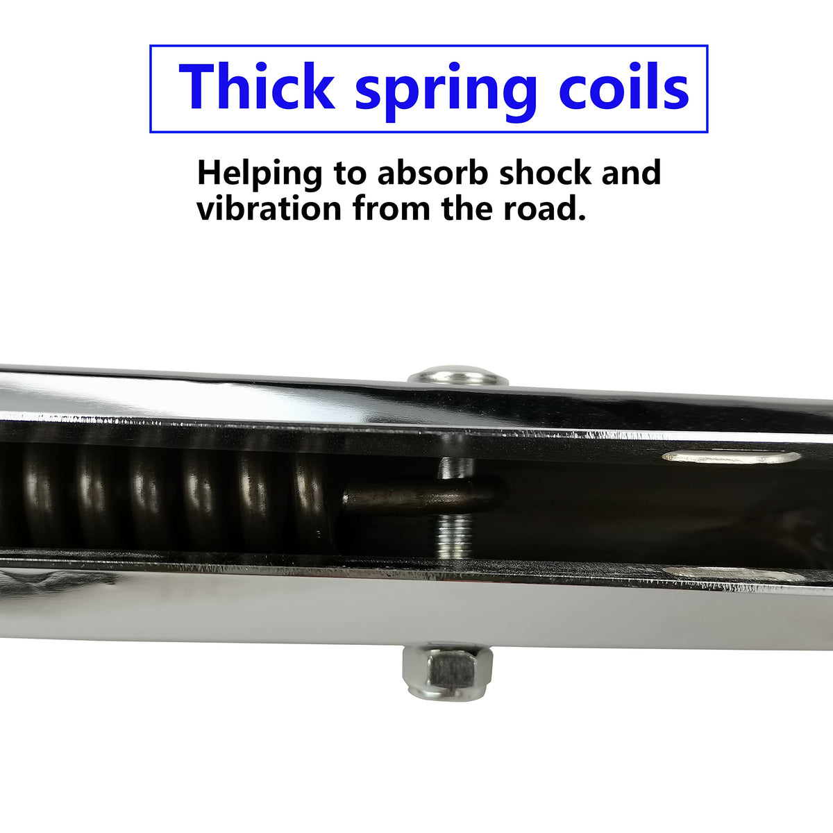 GaeaAuto close-up spring-loaded bolt detail for shock absorption