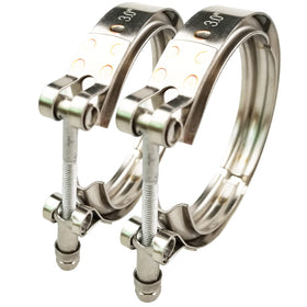GaeaAuto front view of 3 inch V-band clamp showing durable build and quick fit