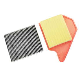 GaeaAuto front packaging showing included engine and cabin filters and convenience