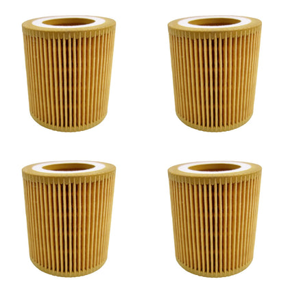 GaeaAuto front view of 4-pack oil filter elements showing packaging and value