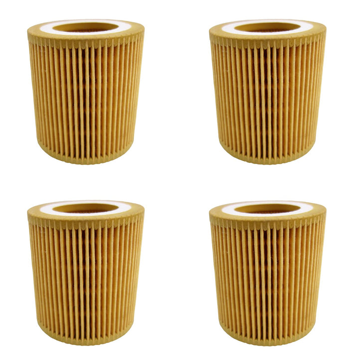 GaeaAuto front view of 4-pack oil filter elements showing packaging and value