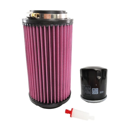 GaeaAuto front packaging showing full filter kit and compatibility labels for easy identification