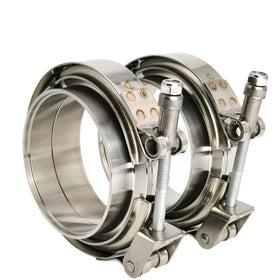 GaeaAuto front view of clamp and male/female flange showing durable fit