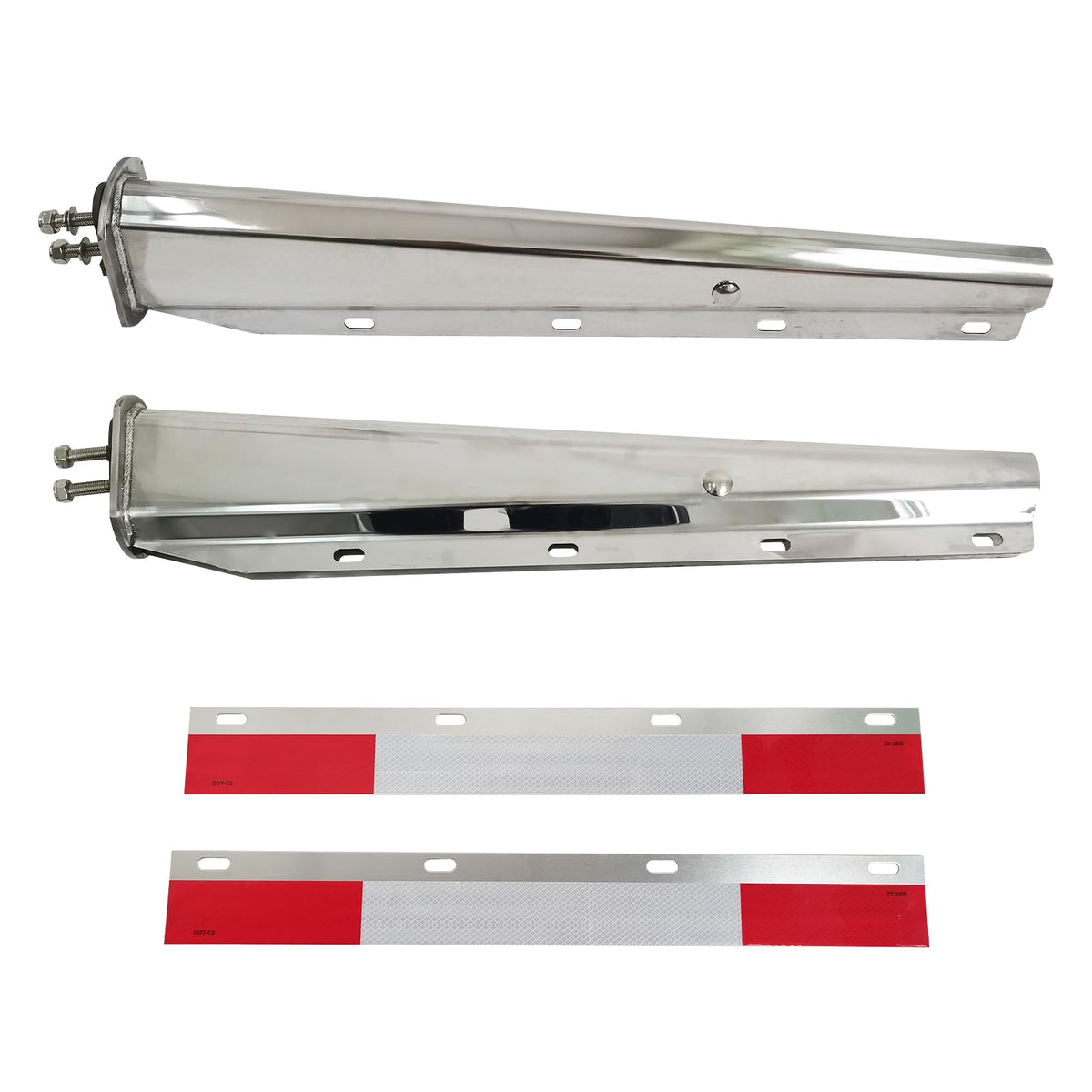 GaeaAuto front view of stainless steel hangers showing durable construction and fit