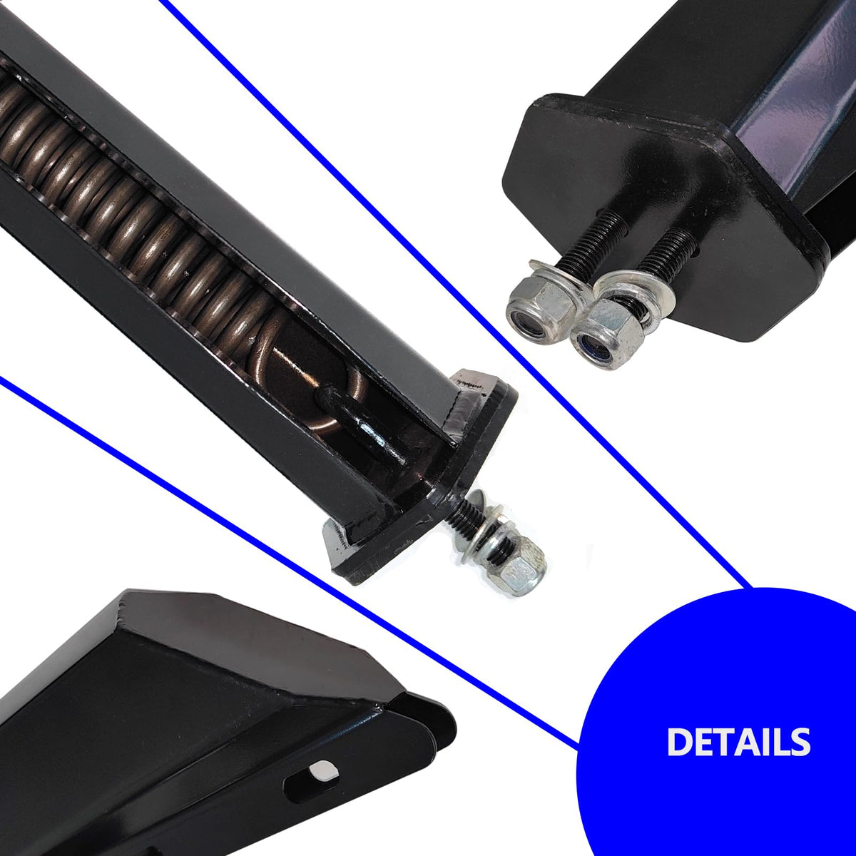 GaeaAuto coated steel finish close-up showing rust-resistant surface for long life