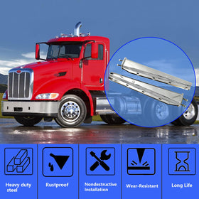 GaeaAuto hanger on mudflap in use showing road-ready durability