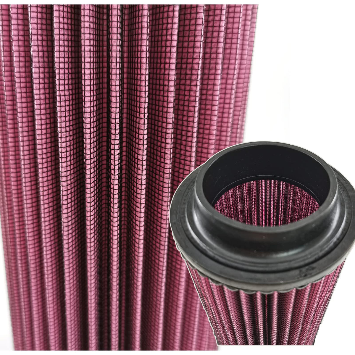 GaeaAuto kit components laid out to display included air, oil, fuel filters and clamp