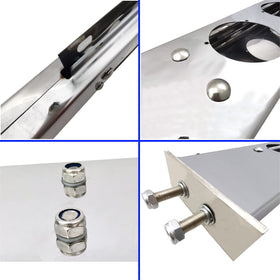 GaeaAuto stainless steel surface close-up showing corrosion resistance