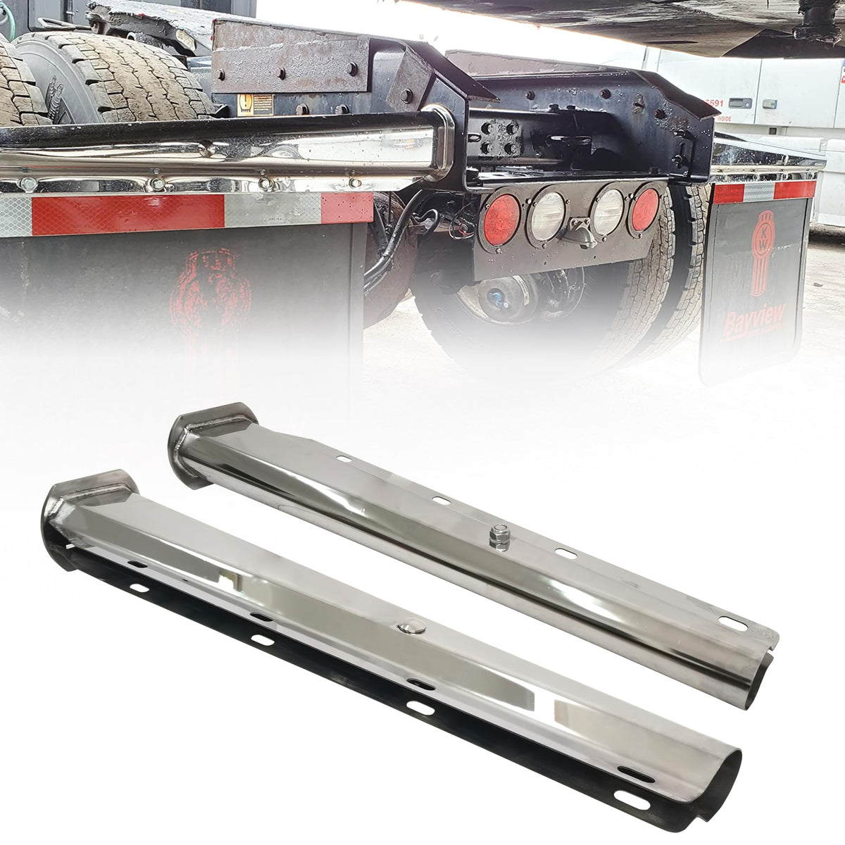 GaeaAuto mounting nuts and hardware layout enabling quick no-drill installation
