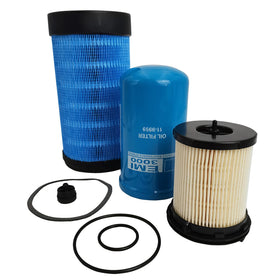 GaeaAuto oil filter close-up showing media and seal for improved engine protection