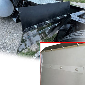 GaeaAuto fender next to tools showing scale and simple install benefit