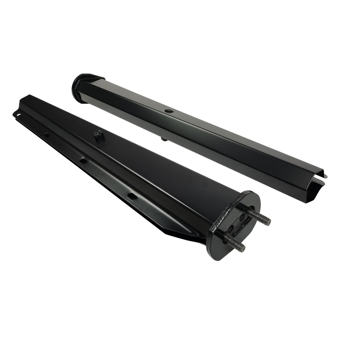 GaeaAuto black coated finish resisting rust and road corrosion