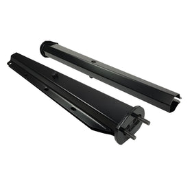 GaeaAuto black coated finish resisting rust and road corrosion