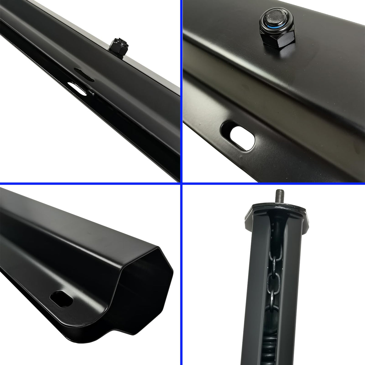 GaeaAuto side profile showing full 30-inch hanger length for coverage