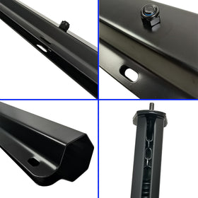 GaeaAuto side profile showing full 30-inch hanger length for coverage