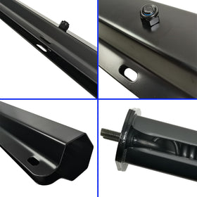 GaeaAuto side profile mounted hanger illustrating secure truck fit