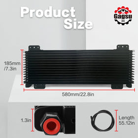 Gagsu core close-up fin design improving heat transfer efficiency