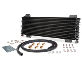 Gagsu front view transmission cooler showing compact profile and fit