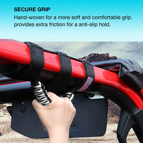 GAIZON installed on Jeep roll bar illustrating easy fit and stability benefit