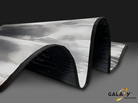 Galaxy Auto Shield sensor cutout detail showing precision alignment and safe fit