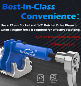 GallopMax extra-flat large press plates detail providing even force across brake pads