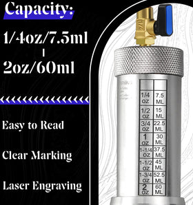 GallopMax laser-engraved measuring scale close-up for accurate dosing