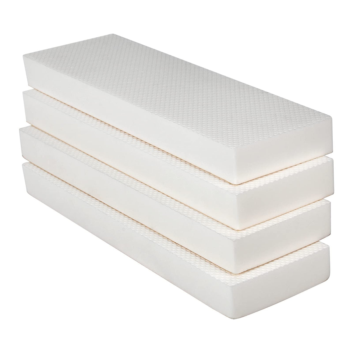 GameXcel front packaging view showing four white protective foam pads and benefits