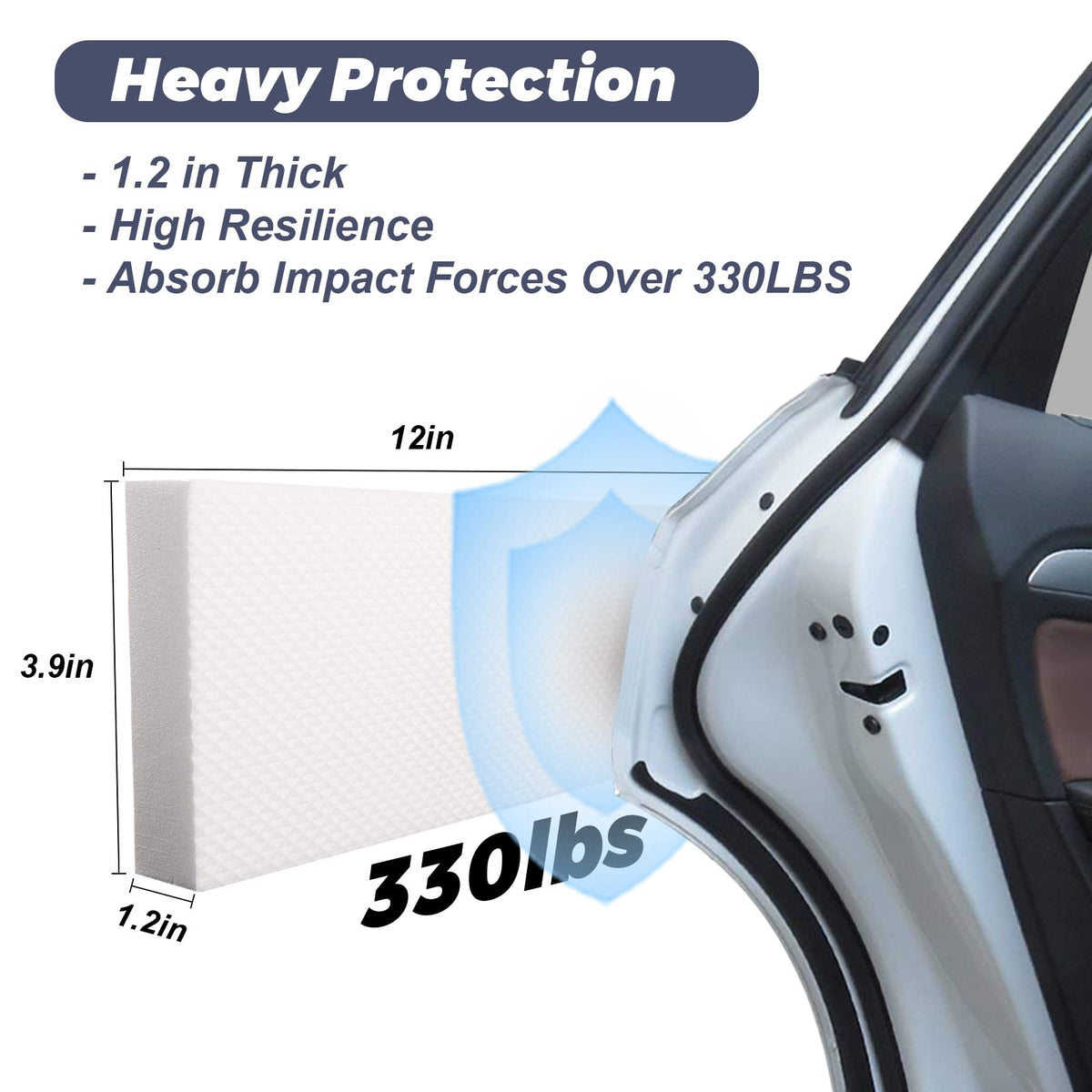GameXcel side profile highlighting thick 1.2 inch foam and impact absorption