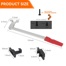 GAMPRO close-up of aluminum alloy handle highlighting strength and corrosion resistance