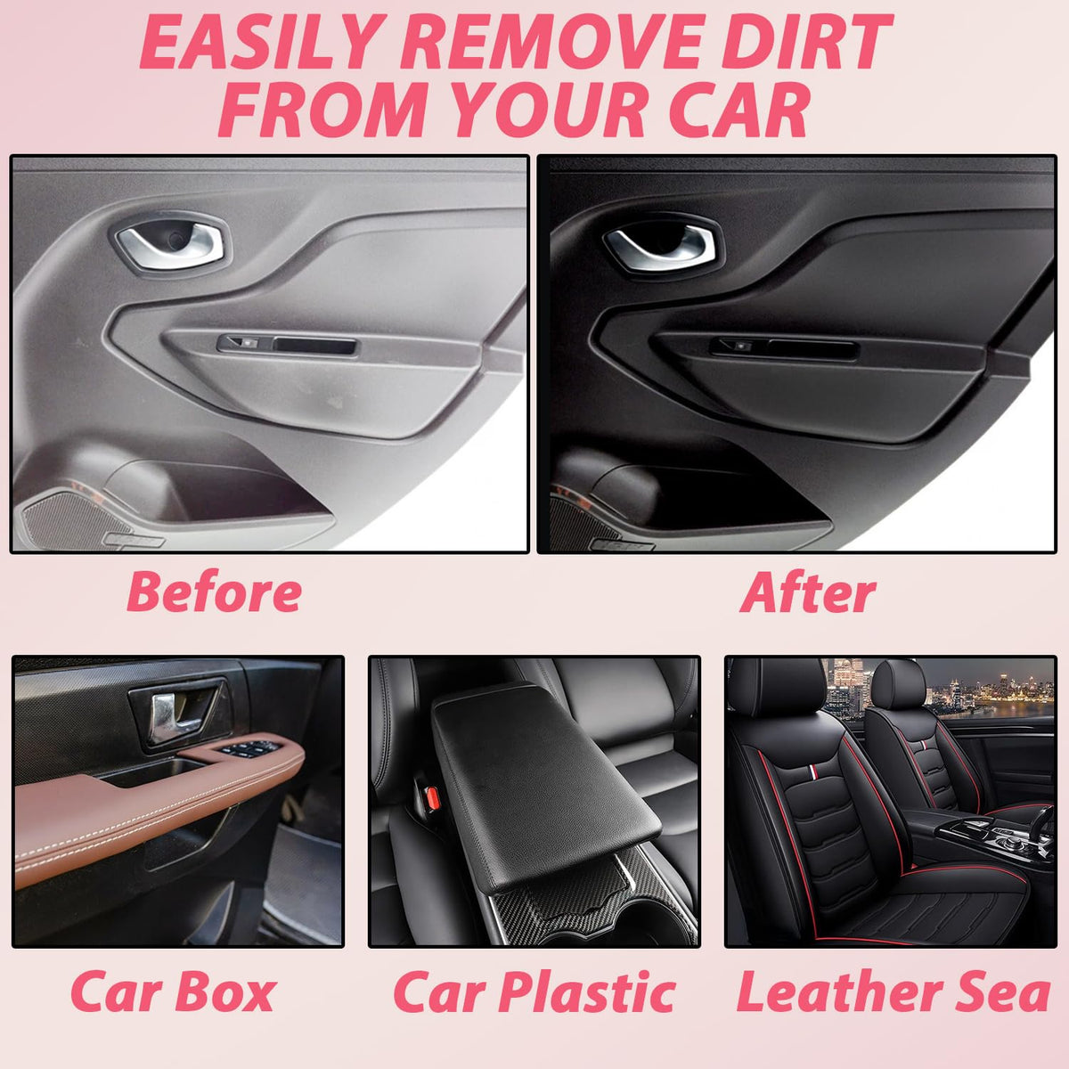 GandRmim removing fabric stain for cleaner seats and fresher cabin