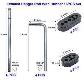 Ganluuree 90° rod close-up showing bend and durable construction for accurate fit