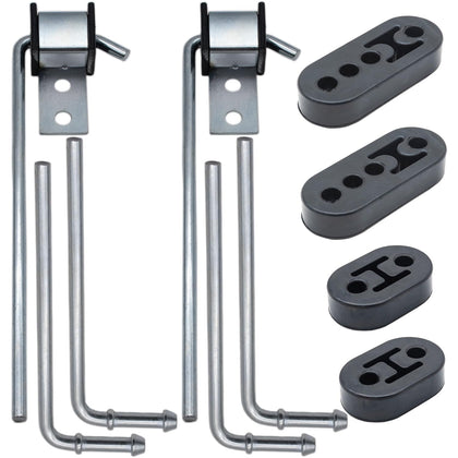 Ganluuree front kit layout showing rods and rubber insulators for easy identification and quick repair