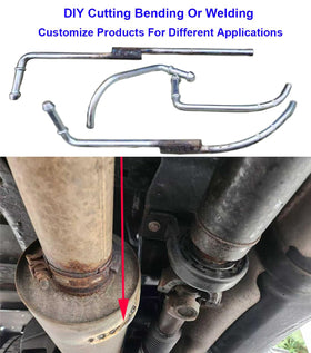 Ganluuree installed on muffler illustrating secure mount and reduced exhaust movement