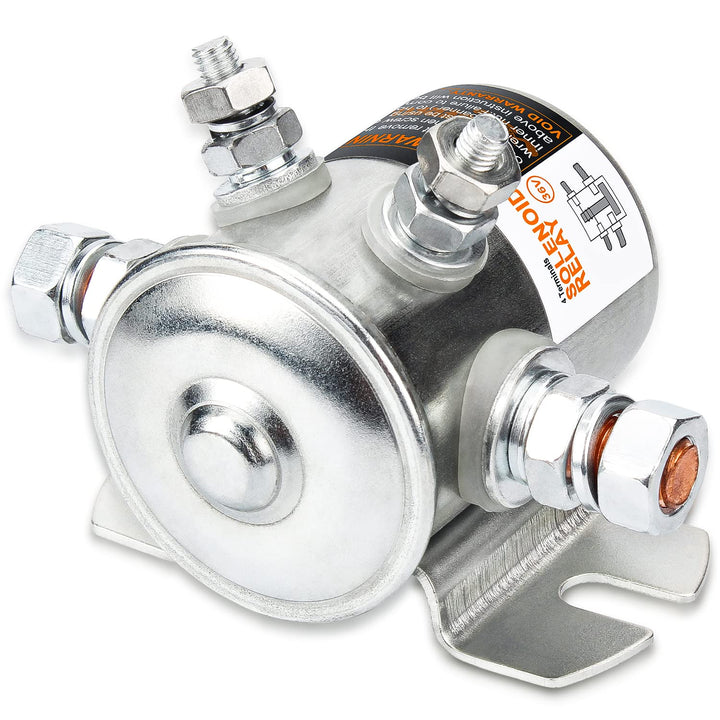 Gaoerfu-CP front view of solenoid showing mounting and terminals for easy replacement