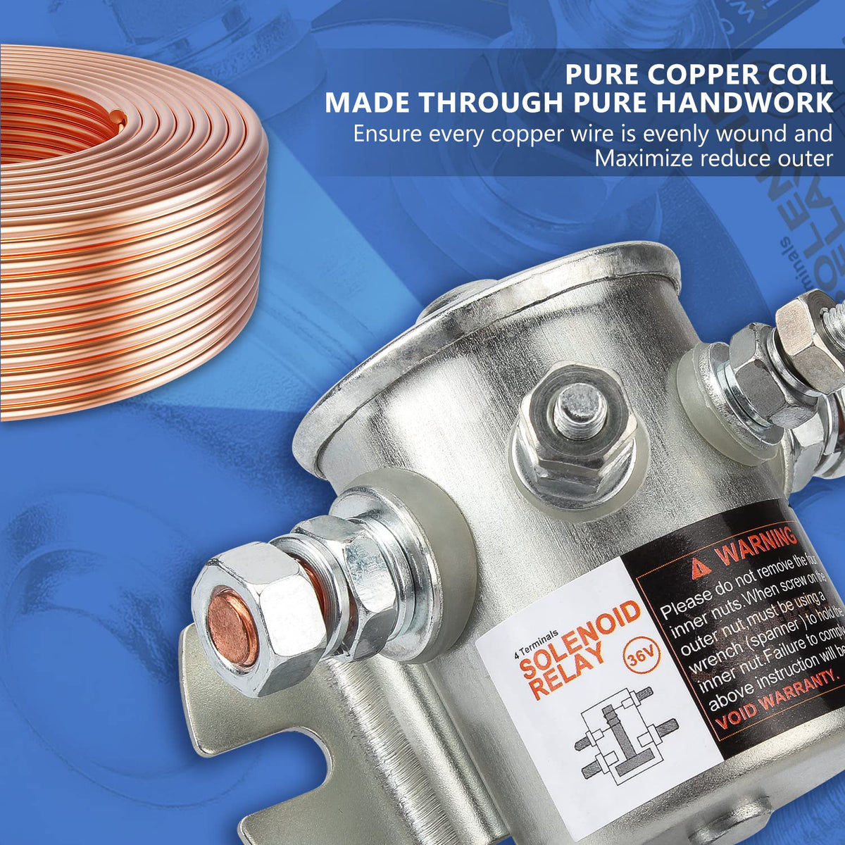Gaoerfu-CP closeup of copper-alloy terminals improving conductivity and reliability