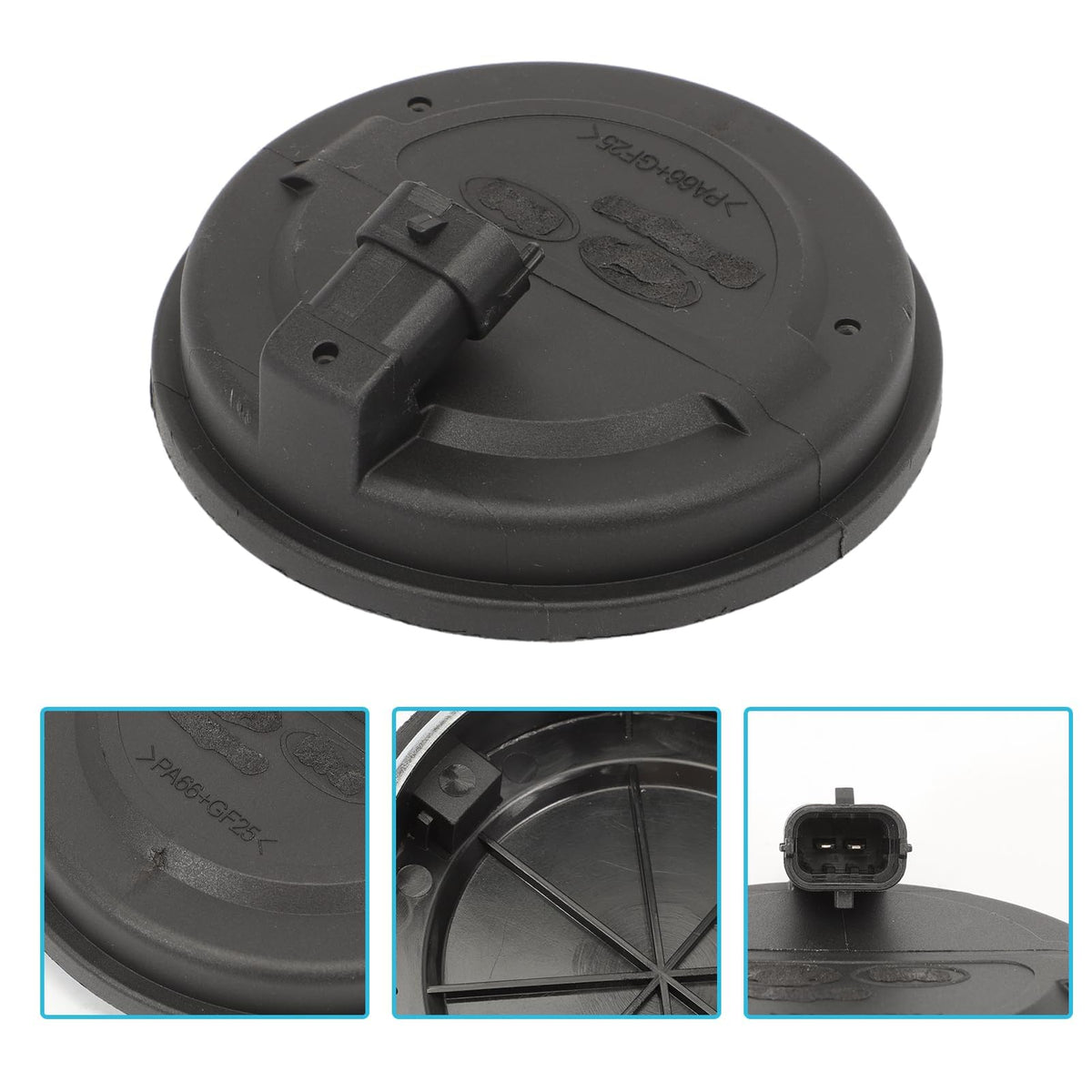 Gaogsiy sensor installed on wheel hub, demonstrating proper positioning and safety