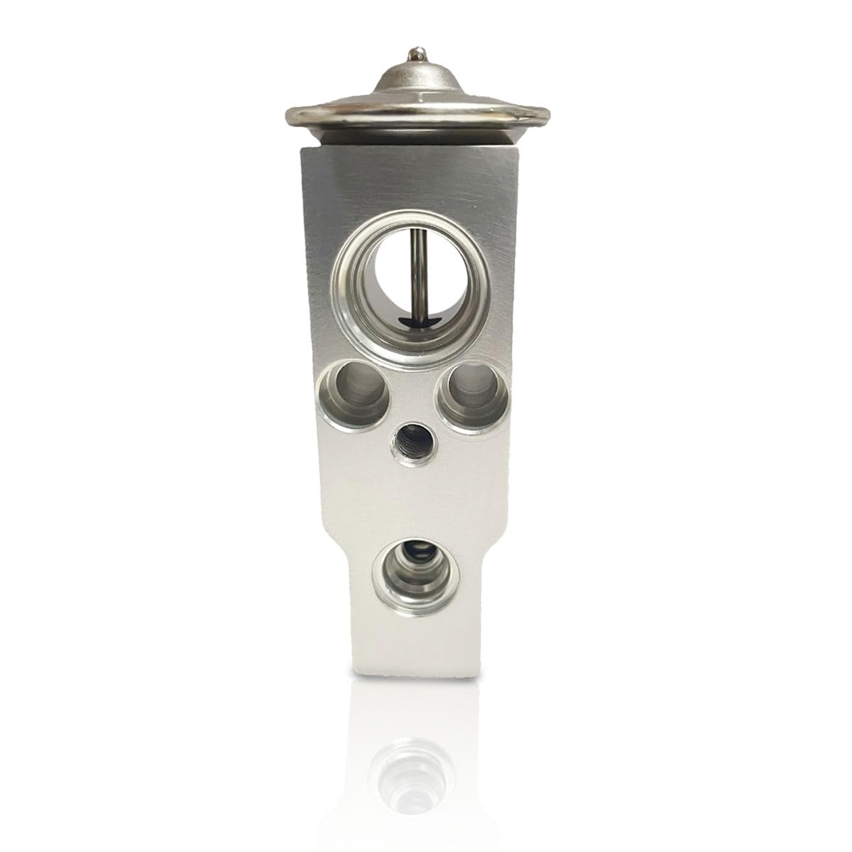 GAOLAOSY front view of expansion valve showing ports and body, durable performance