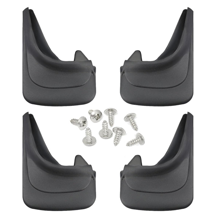 GAOLAOSY front view of mud flaps showing fit and protection