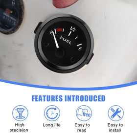 GAOLAOSY gauge close-up showing smooth pointer for accurate visibility