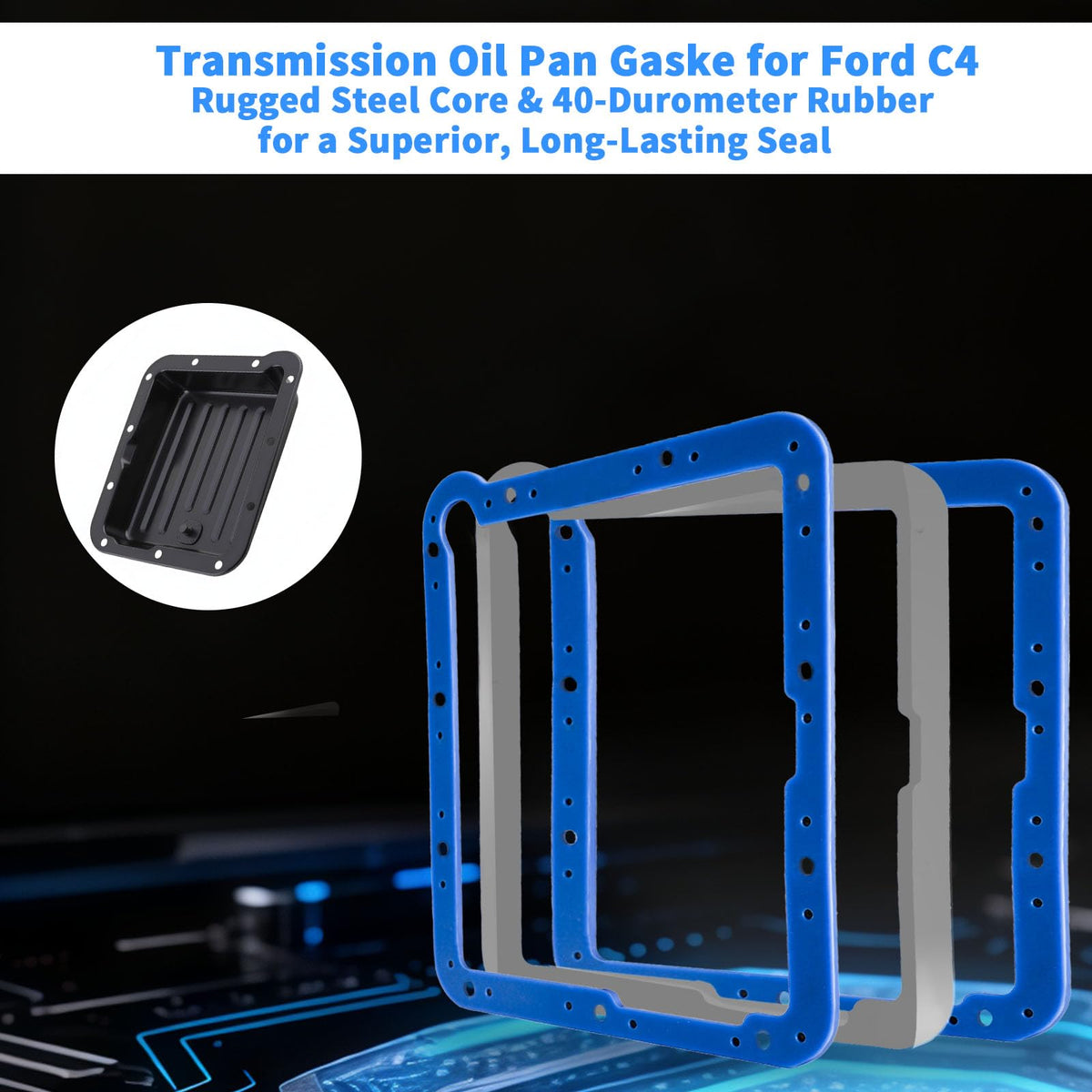 GAQUECY 93107 rubber surface detail illustrating oil-resistant finish