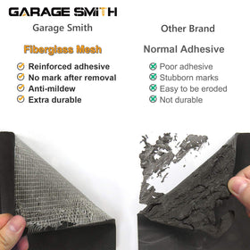 Garage Smith foam strip cut to custom length for tailored protection