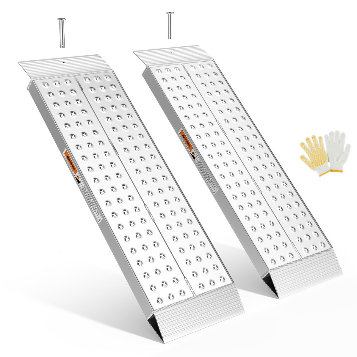 gardhom front view pair of ramps showing compact storage and portability benefits