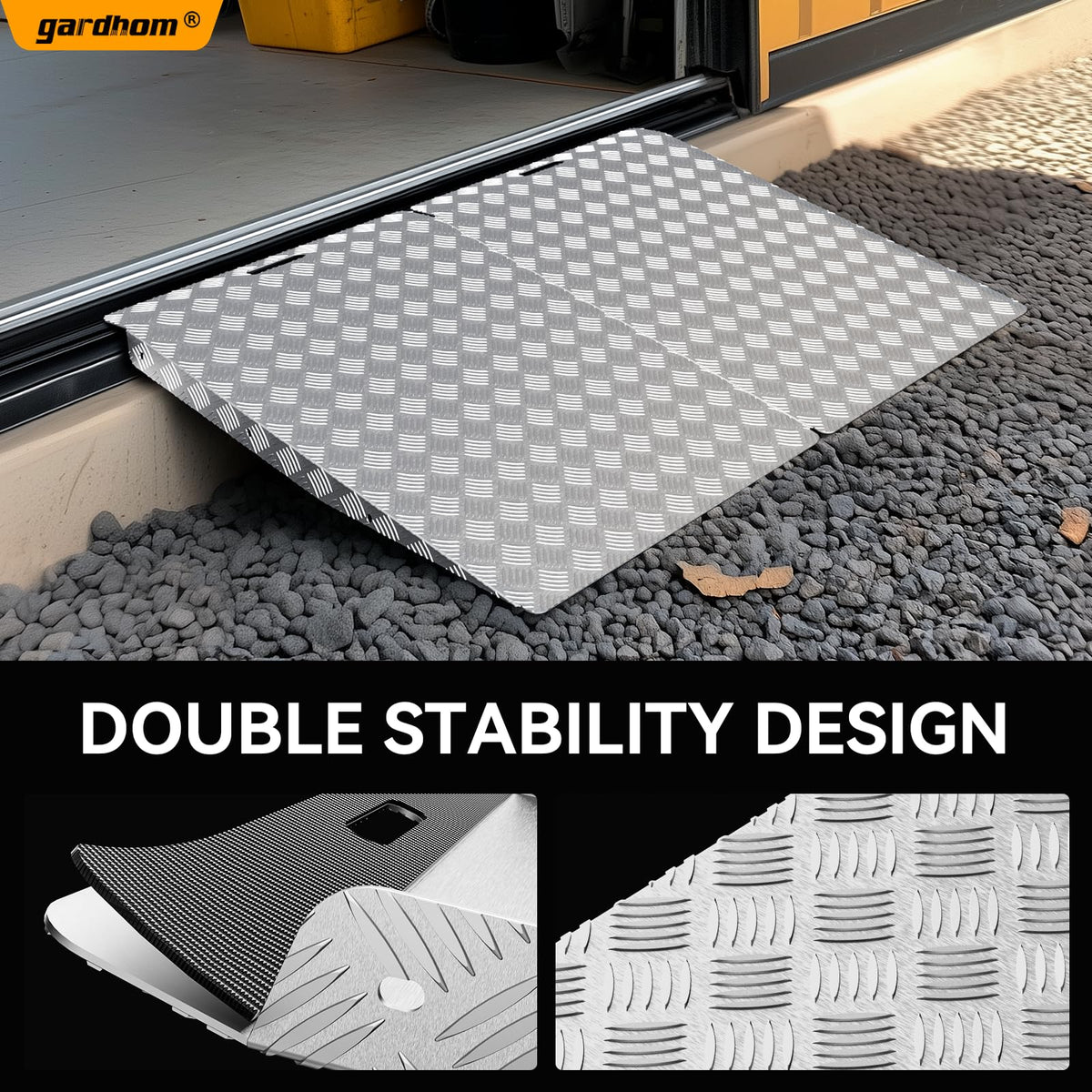 gardhom included screws and tools laid out to highlight easy, fast installation