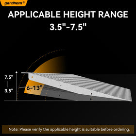 gardhom scale comparison with riding mower illustrating capacity and width compatibility
