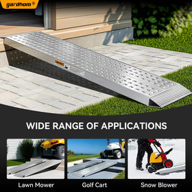 gardhom ramps beside ruler showing dimensions for fit confirmation