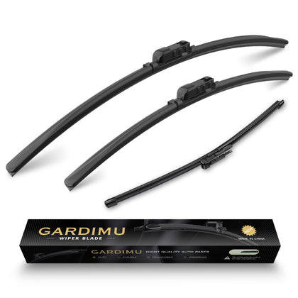 GARDIMU front blade front view showing exact fit and improved visibility