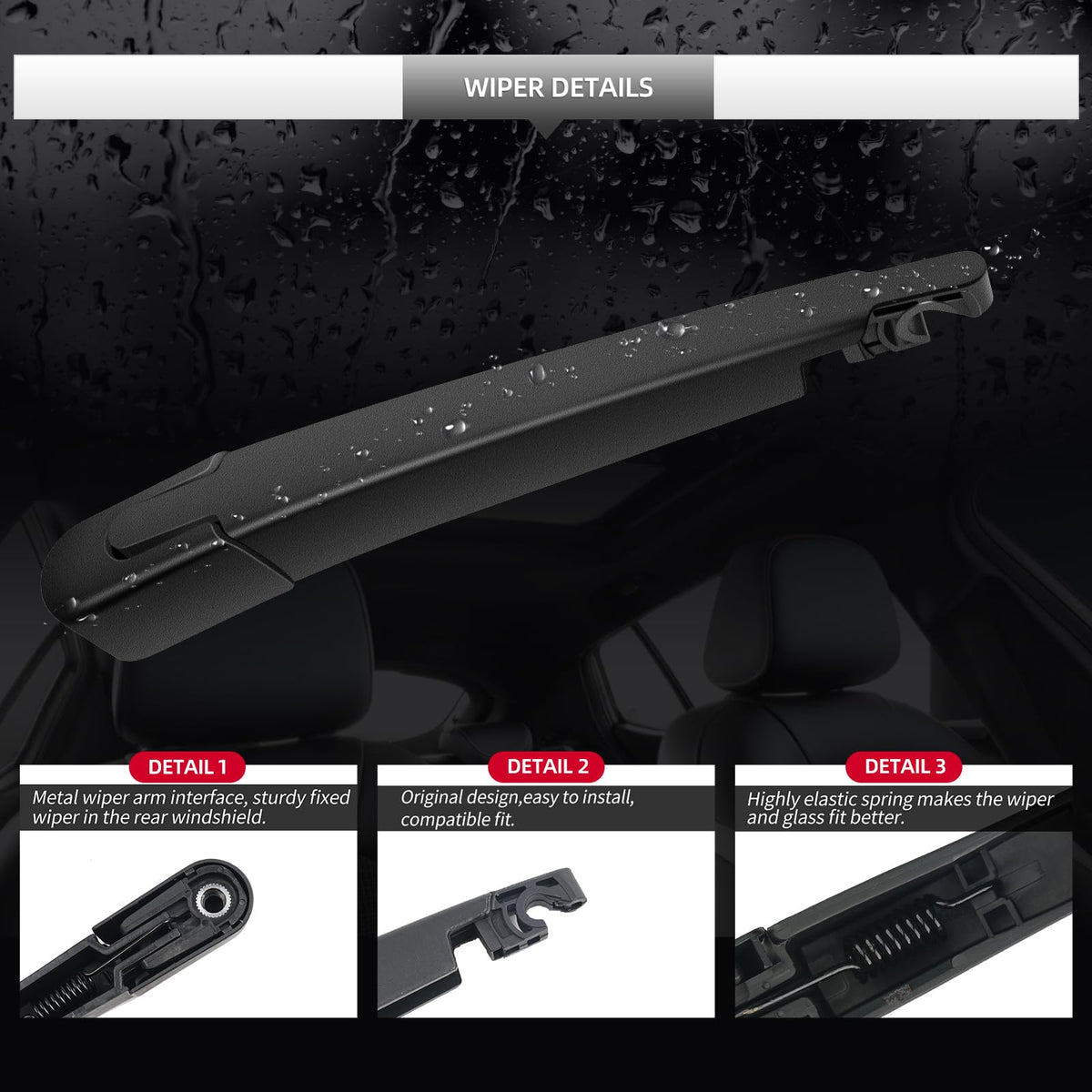 GARDIMU packaged arm and blade set ready for quick installation benefit